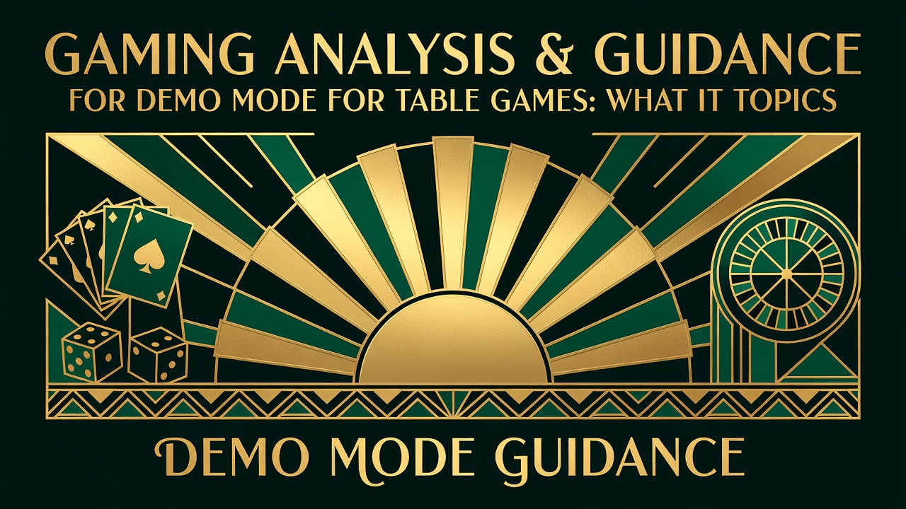 Demo Mode for Table Games: What It Does and Doesn't Teach You