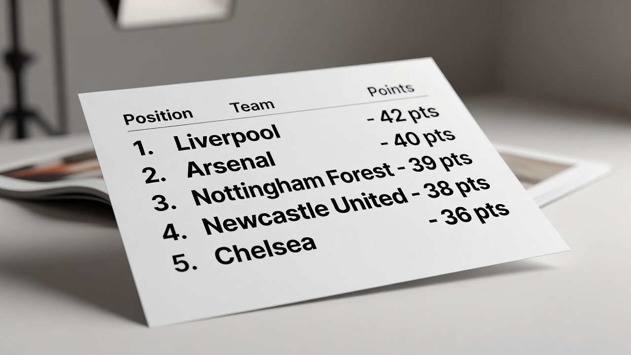 EPL Table Shows Clear Gaps In Title And Europe Chase