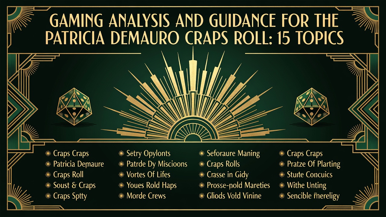 Cover image for article: The Patricia DeMauro Craps Roll: 154 Rolls Without a Seven-Out