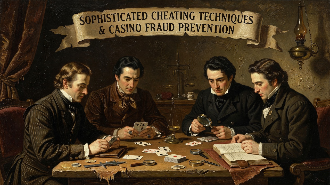 Sophisticated cheating techniques and casino fraud prevention