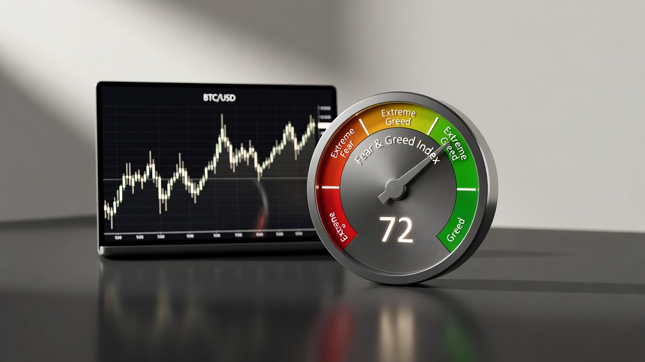 Crypto Fear Gauge Climbs as Bitcoin Nears $66K