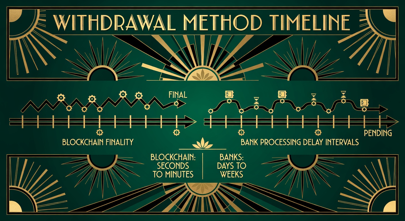 Crypto Withdrawals vs Fiat Withdrawals: Speed Comparison