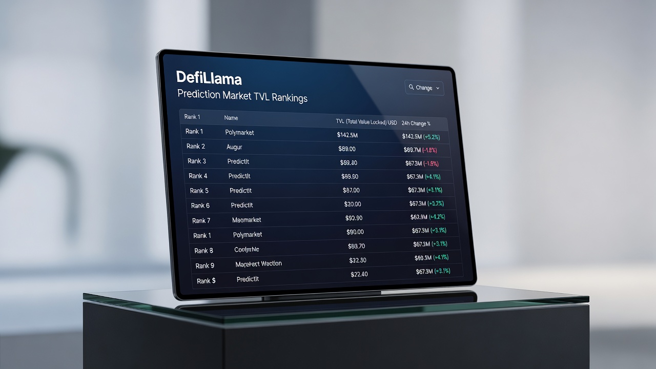 Polymarket TVL Leads Sharp Drop on DefiLlama Board