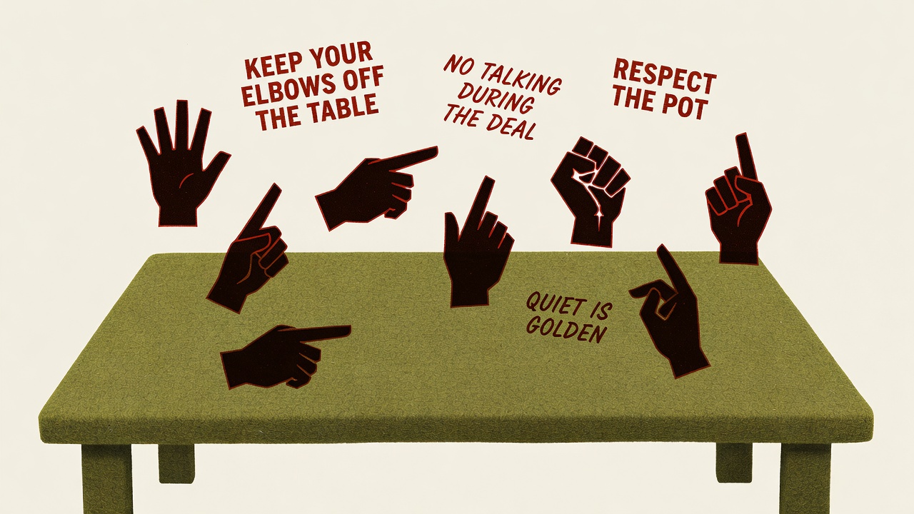 Table Games Etiquette: What Live Dealer Players Should Know