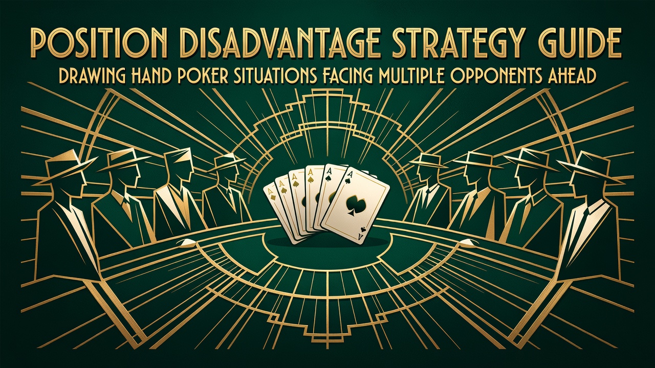 position disadvantage strategy guide for drawing hand poker situations facing multiple opponents ahead
