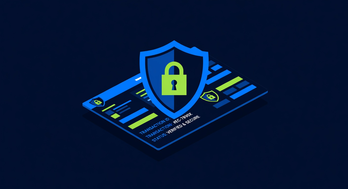 encrypted payment shield icon over licensed online casino transaction verification portal
