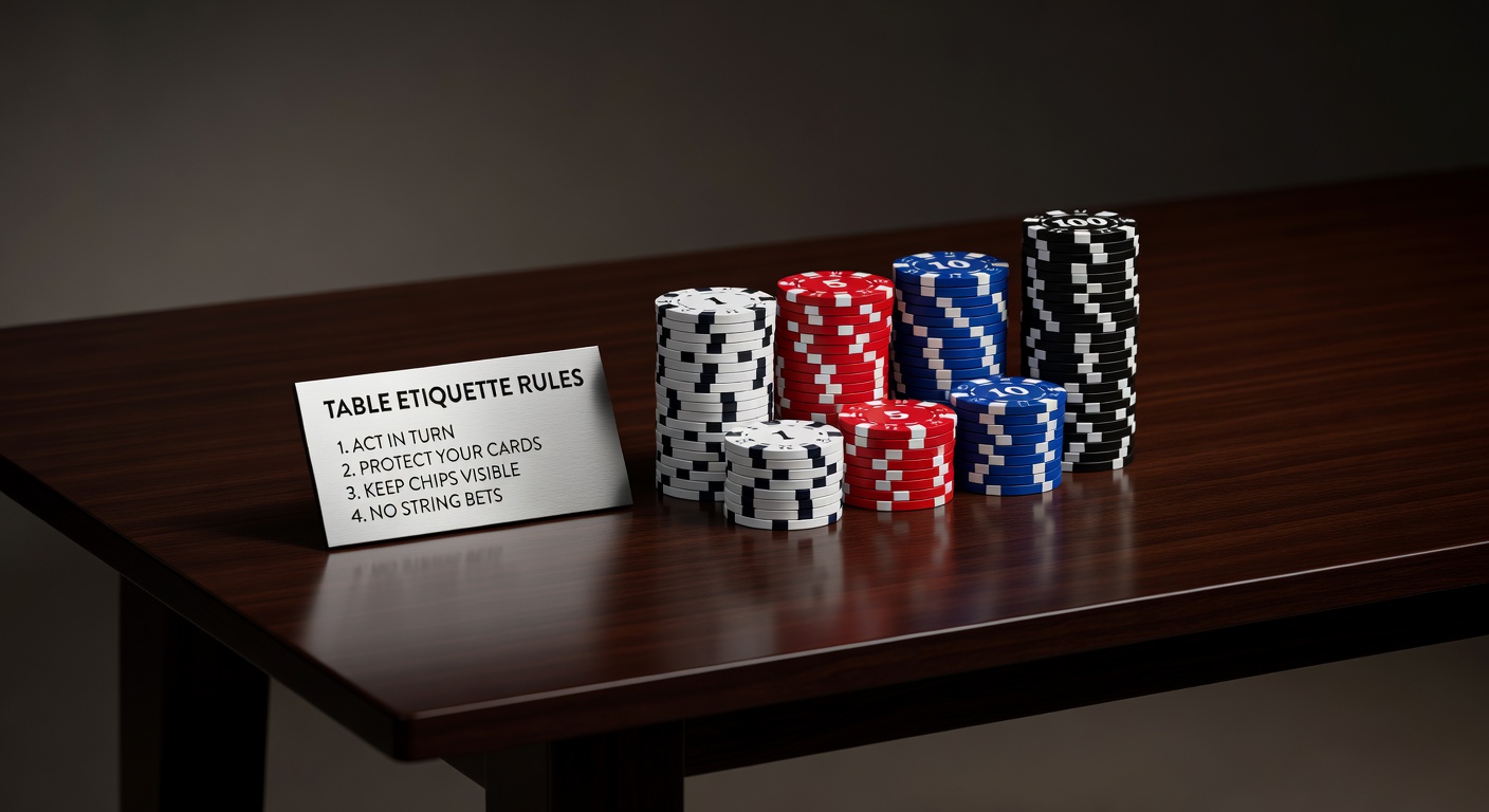 Live Poker Etiquette: 15 Rules Every New Player Should Know
