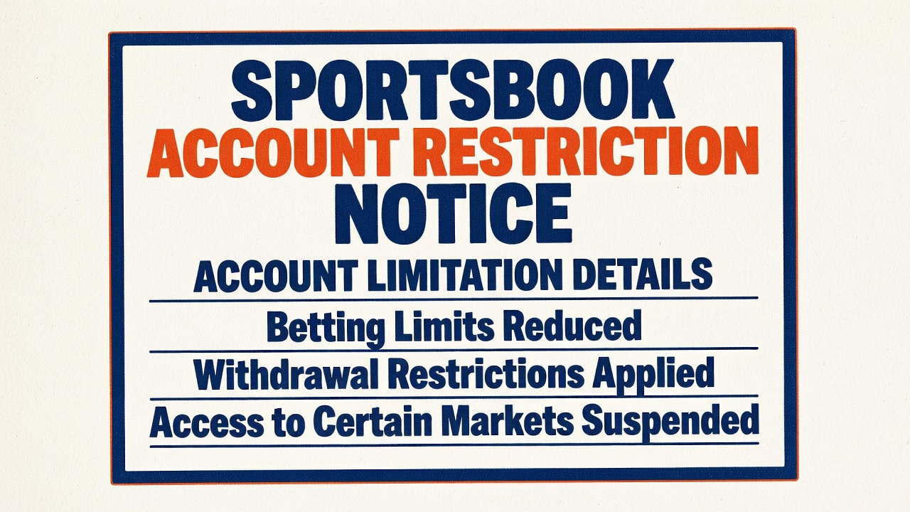 What to Do When a Sportsbook Limits Your Account