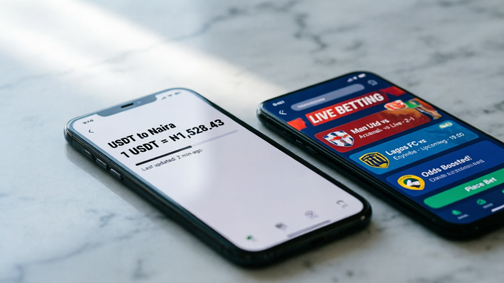 USDT Holds at 1,321 Naira as Bettors Eye Deposit Timing