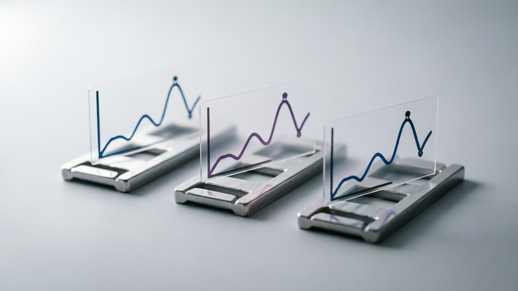 Three privacy coin price charts overlaid on deposit rail icons