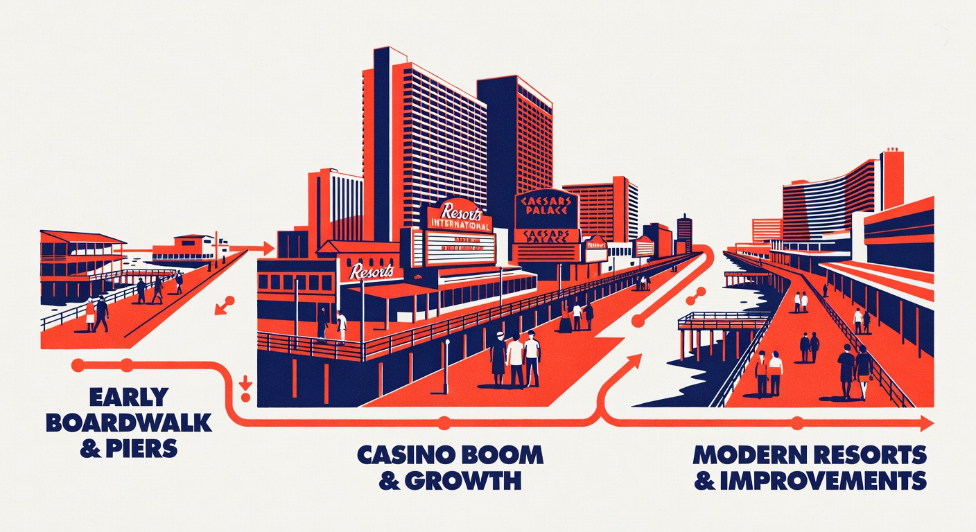 Featured image for Atlantic City's Boardwalk Empire: From Resort to Gambling Mecca