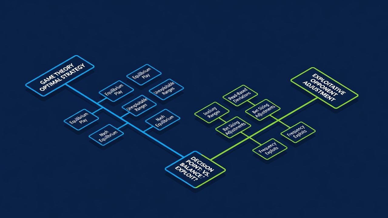 Featured image for GTO vs Exploitative Poker: When to Use Each Approach