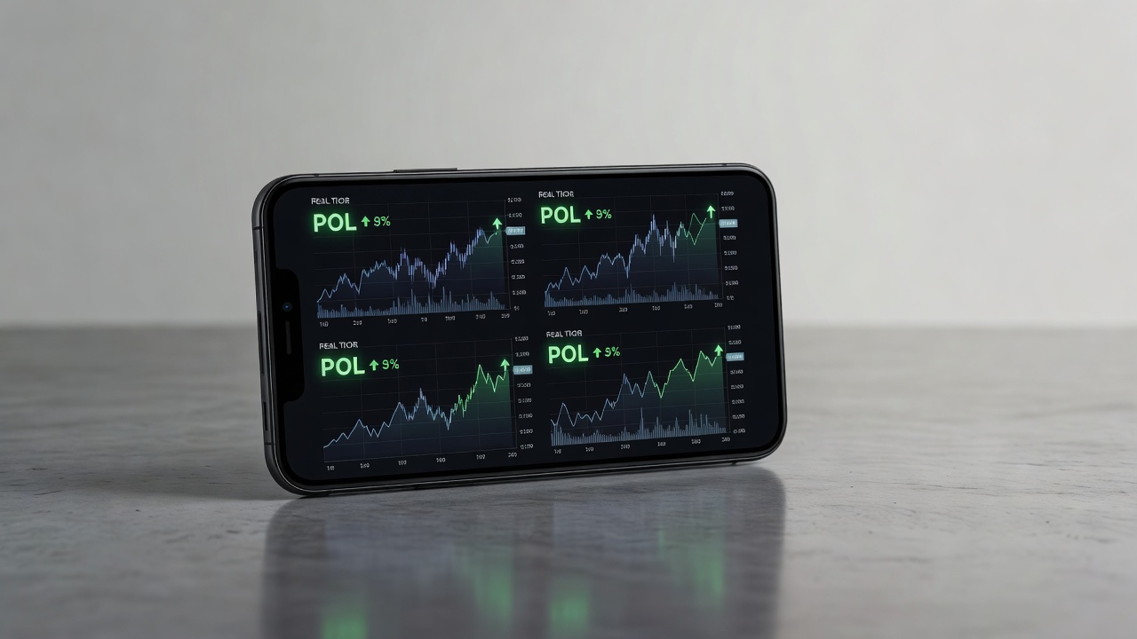 POL Gains 2.4% While SOL Falls 1.7% Today