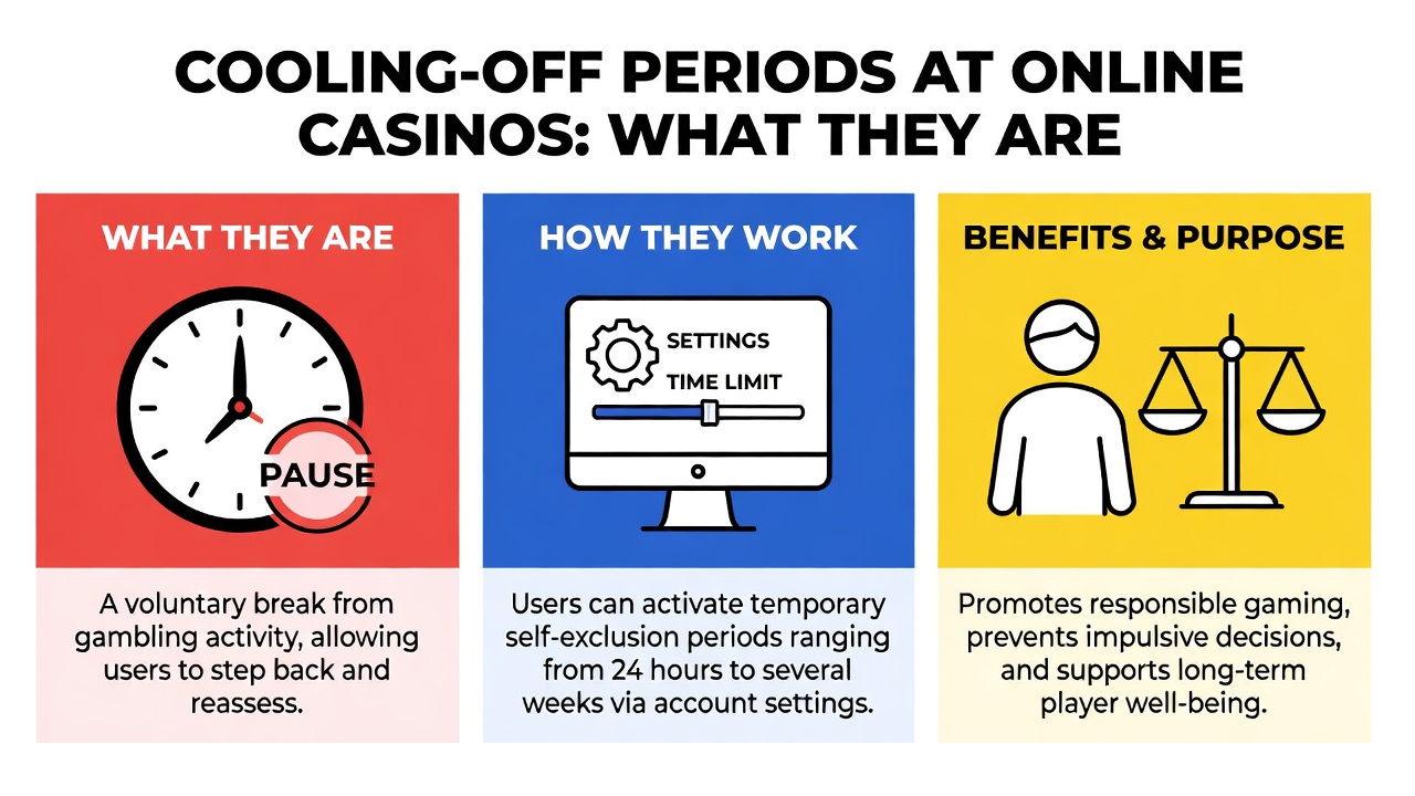 A detailed exploration of cooling-off periods at online casinos: what they are