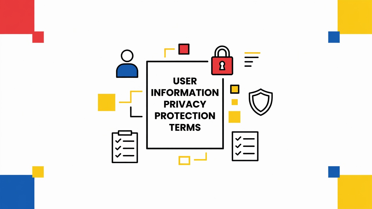 data collection policy documentation showing user information privacy protection terms