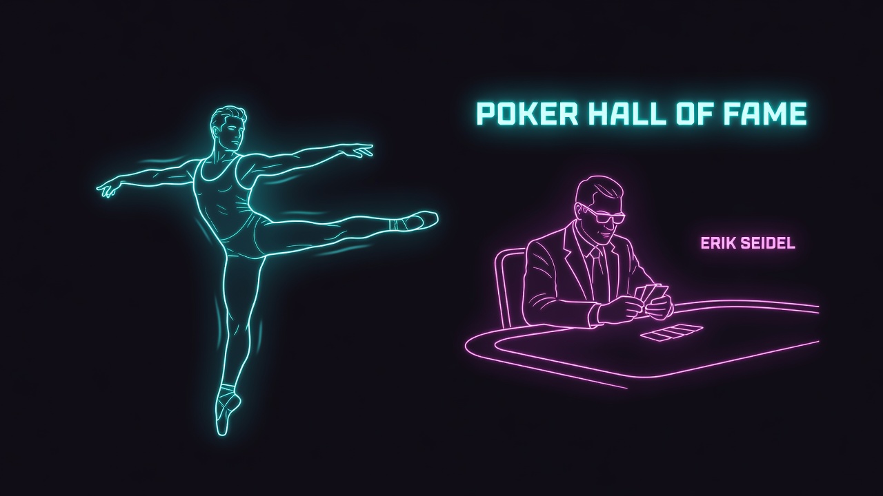 Erik Seidel danced professionally before becoming a poker hall of fame member
