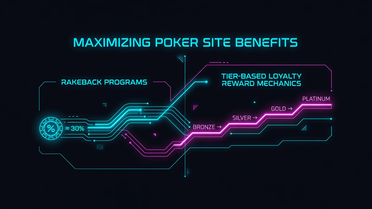 Maximizing poker site benefits through: rakeback programs and tier-based loyalty reward mechanics