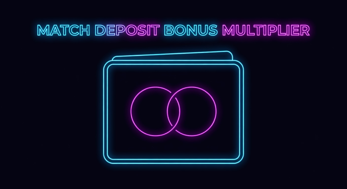 match deposit bonus multiplier shown as digital coin doubling within wallet frame