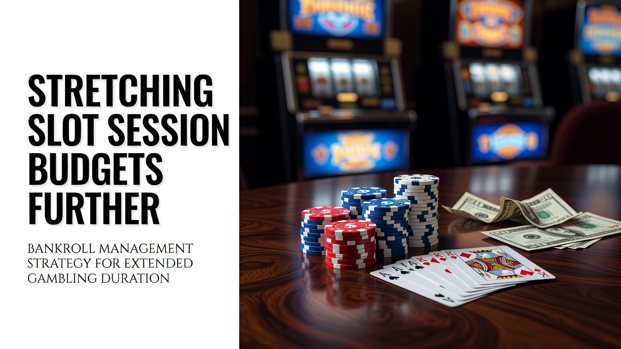 Stretching slot session budgets further: bankroll management strategy for extended gambling duration