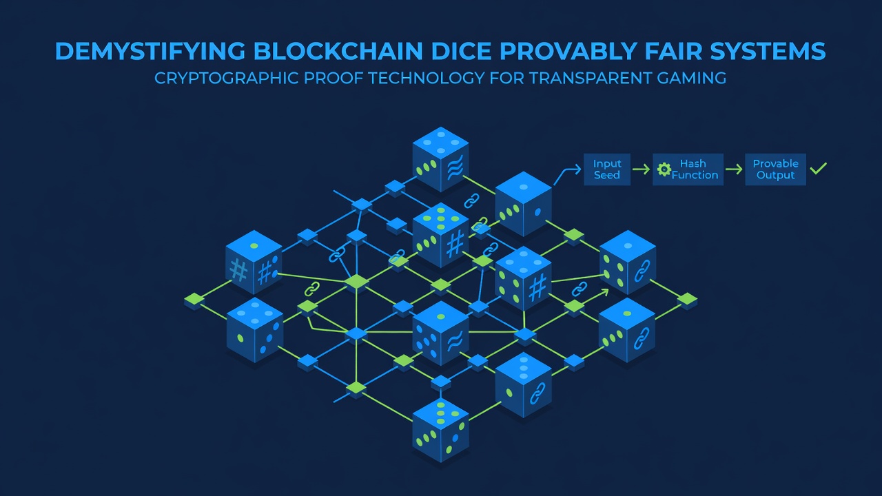 Demystifying blockchain dice provably fair systems: cryptographic proof technology for transparent gaming