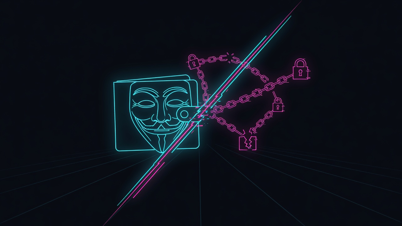 Anonymous cryptocurrency wallet disconnected from identity verification system