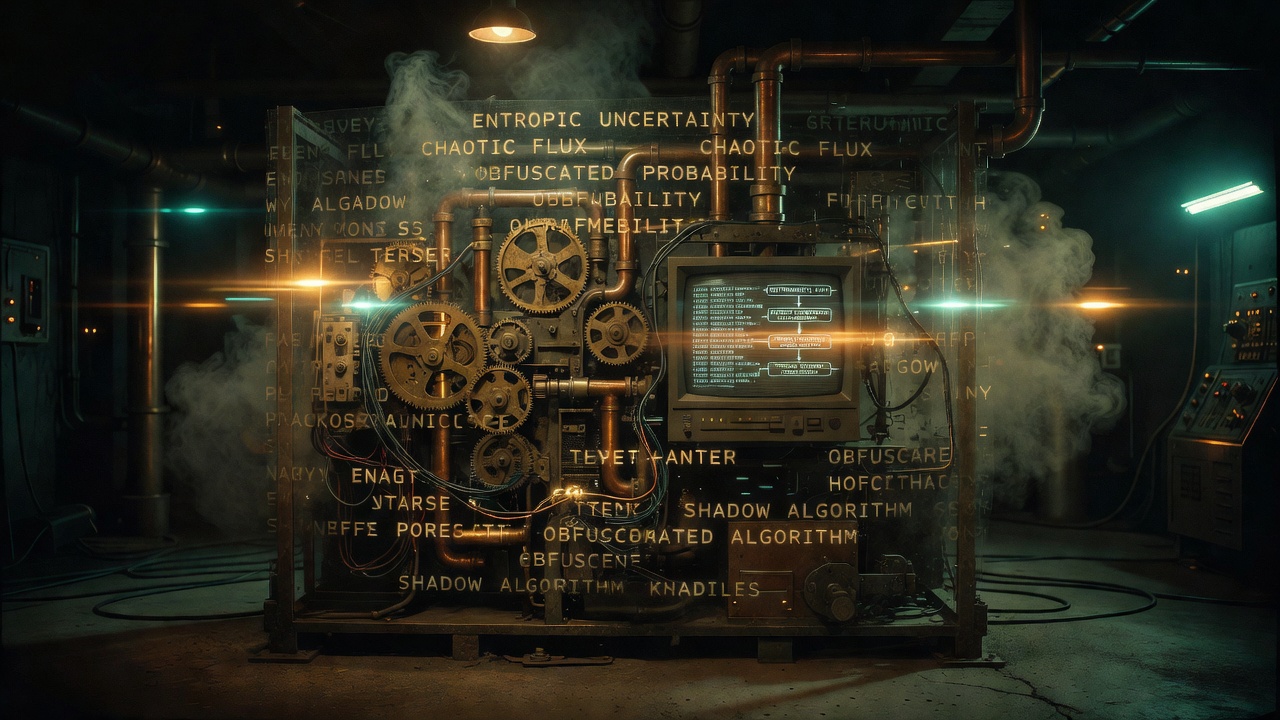 Randomness mechanism obscured behind mystery terminology with algorithmic determination visible