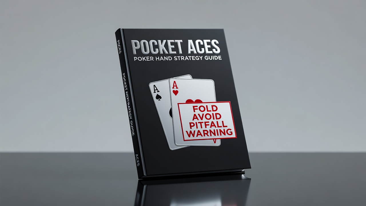 Pocket aces poker hand strategy guide showing fold avoid pitfall warning