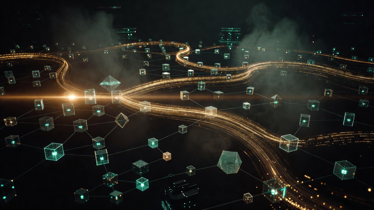 Cryptocurrency transfer pathway visualization showing zero-cost transaction flow through network nodes