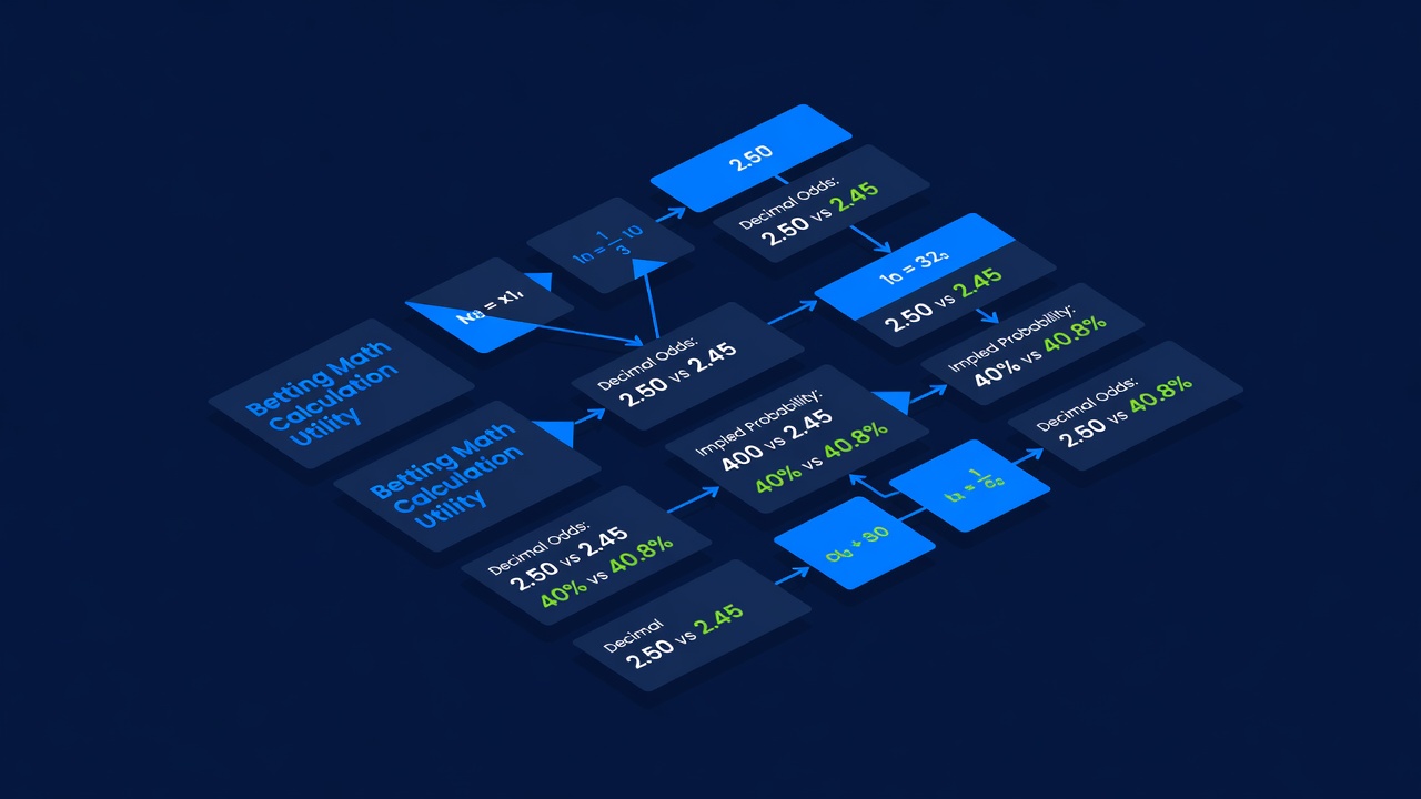 Odds comparison tool betting math calculation utility app