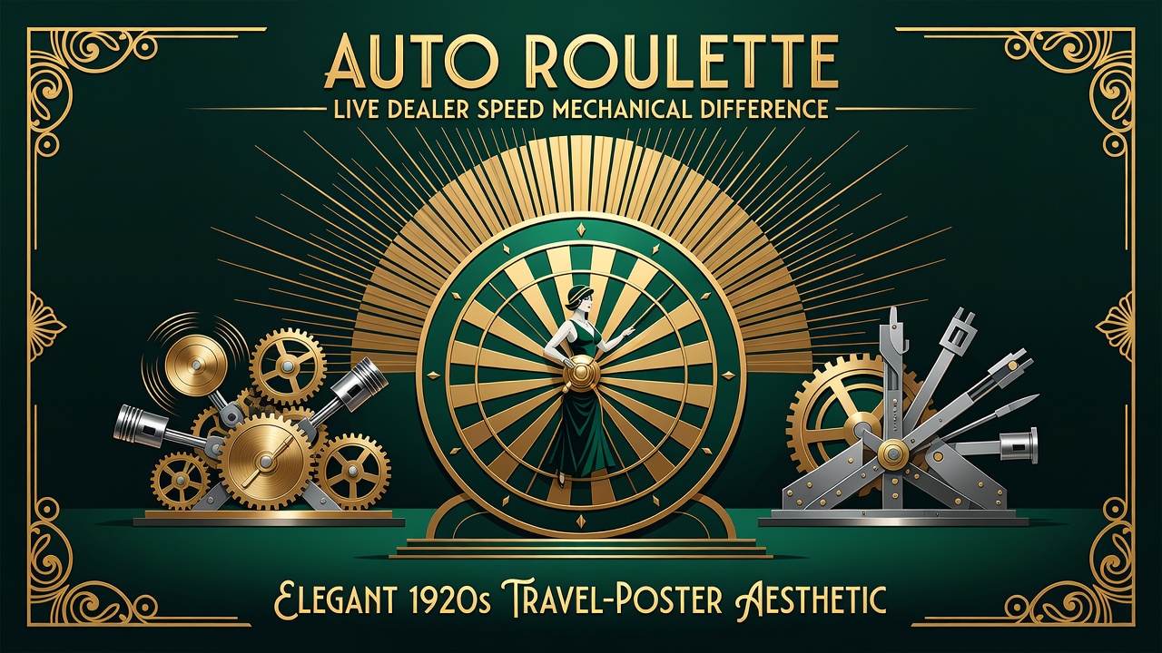 Auto roulette live dealer speed mechanical difference