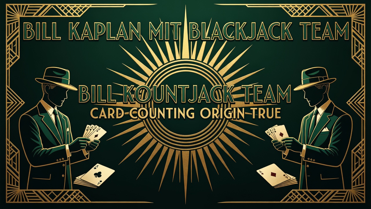Bill Kaplan MIT Blackjack Team card counting origin true
