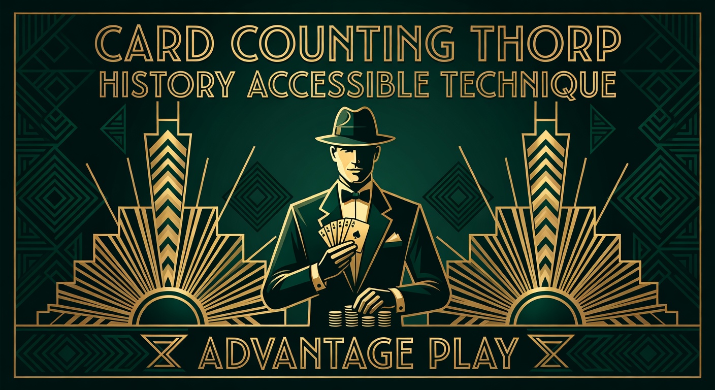 Card counting Thorp history accessible technique advantage play