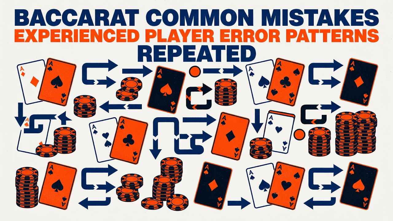 Baccarat common mistakes experienced player error patterns repeated