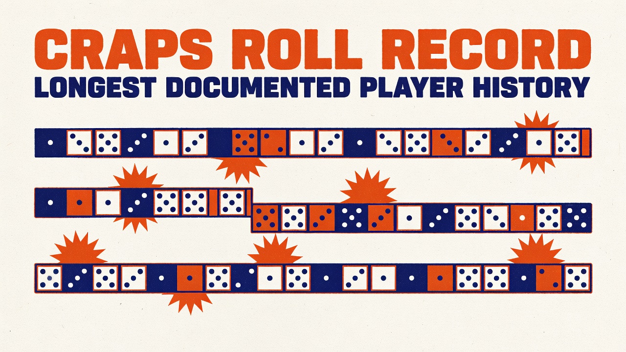 Craps roll record longest documented player history