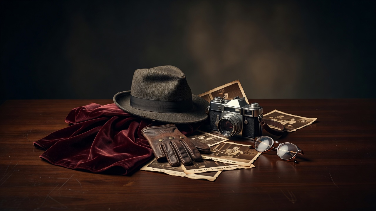 vintage cinema scene showing dramatic lighting and period costume detail photography