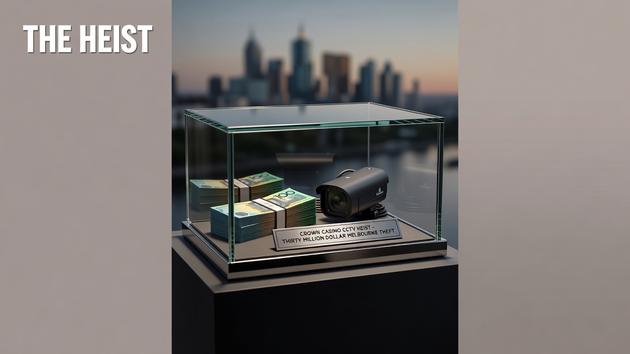 Crown Casino CCTV heist thirty million dollar Melbourne theft