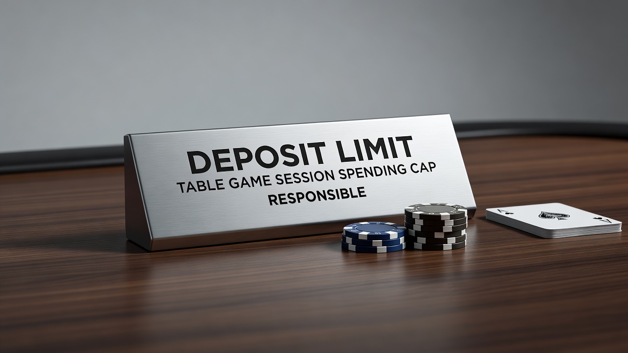 Deposit limit table game session spending cap responsible