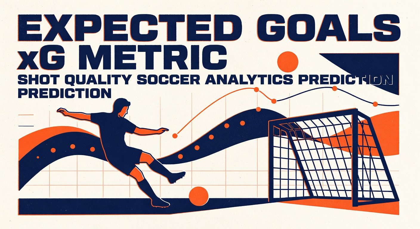 Expected goals xG metric shot quality soccer analytics prediction
