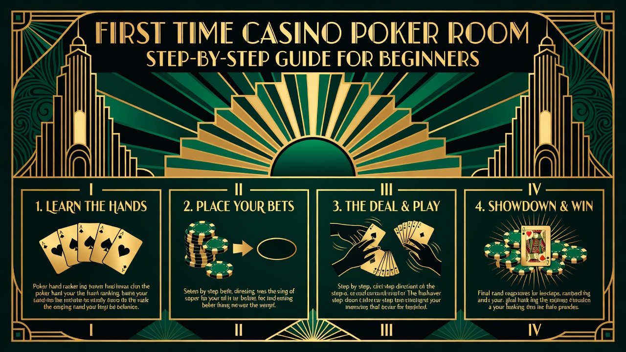 First time casino poker room step-by-step guide beginner