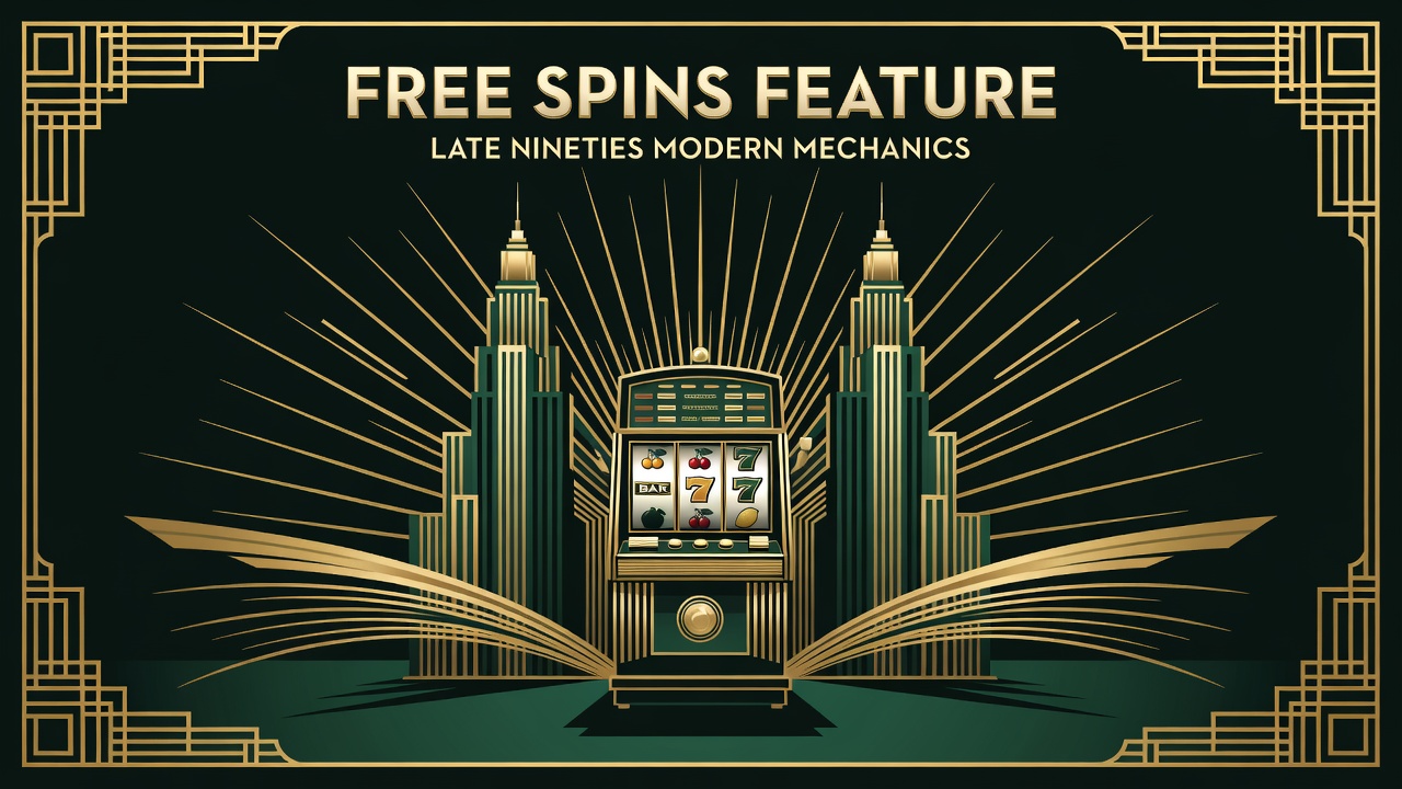 Free spins feature video slot late nineties modern mechanics