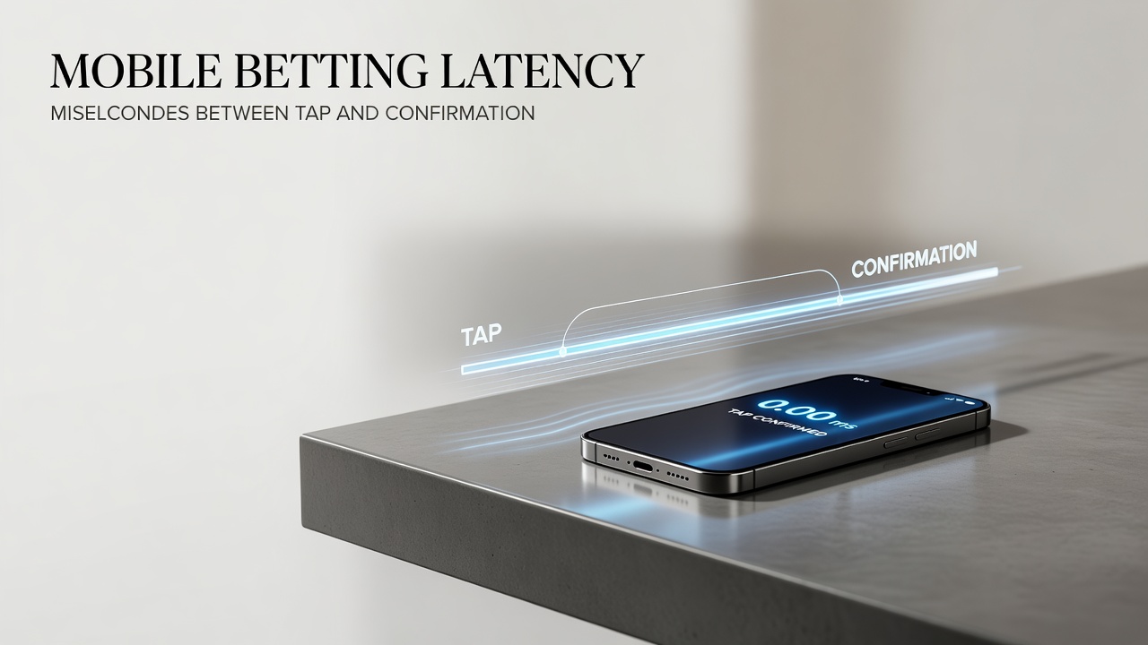 Mobile betting latency: milliseconds between tap and confirmation