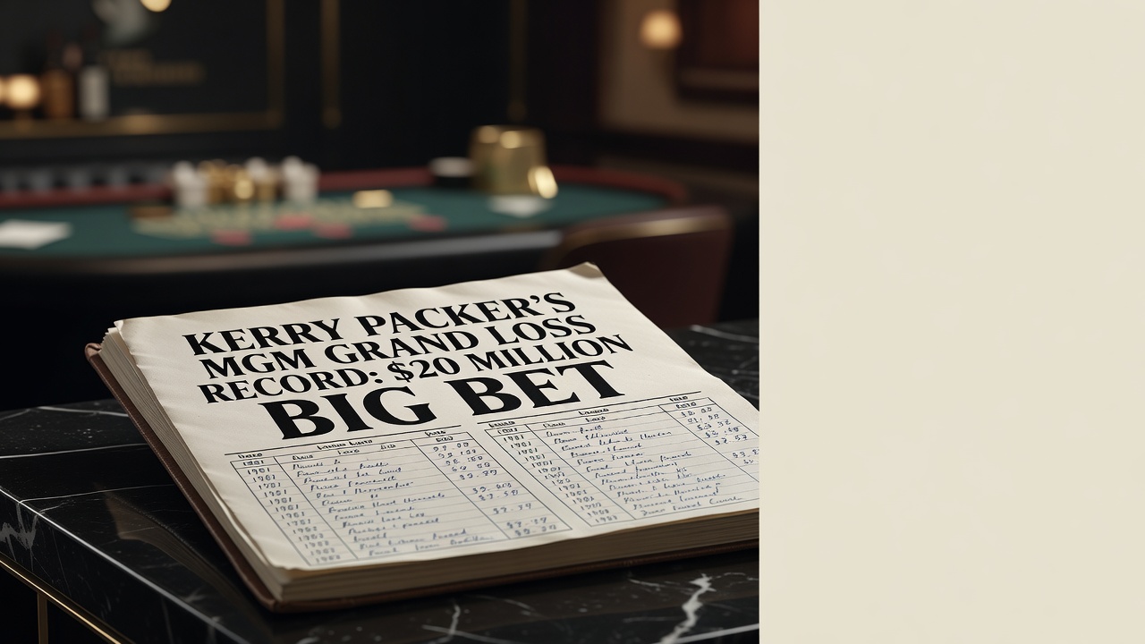 Kerry Packer MGM Grand loss record big bet