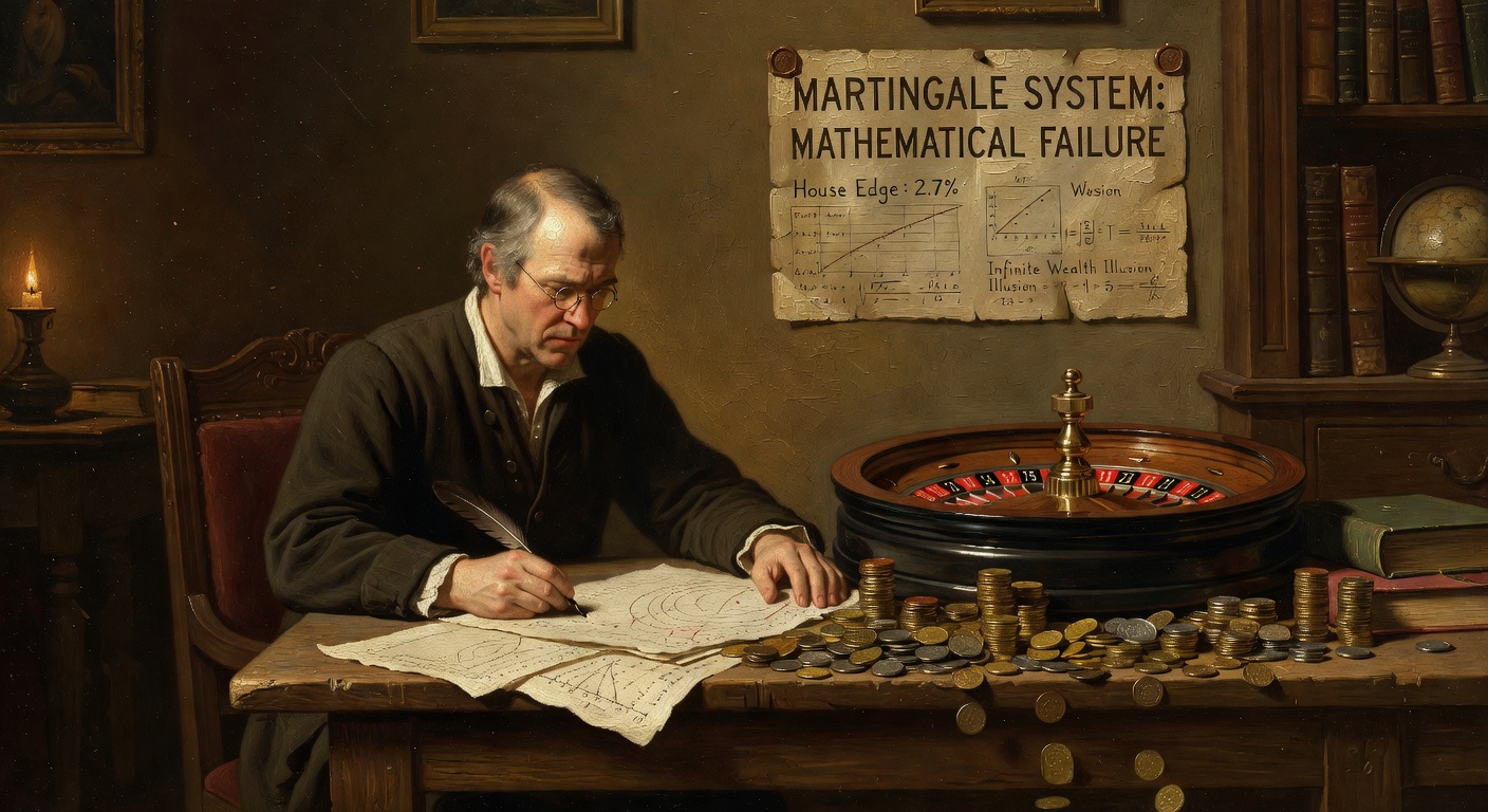 Martingale system roulette house edge mathematical failure