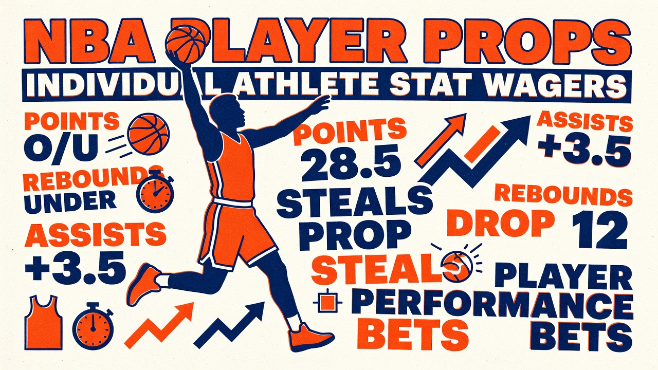 NBA player props prop betting individual athlete stat wagers