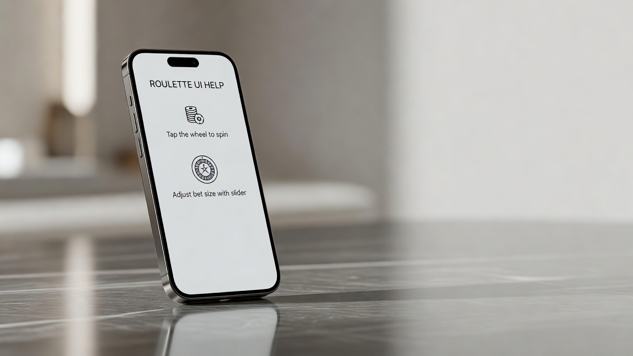 Mobile roulette UI feature help interface user experience