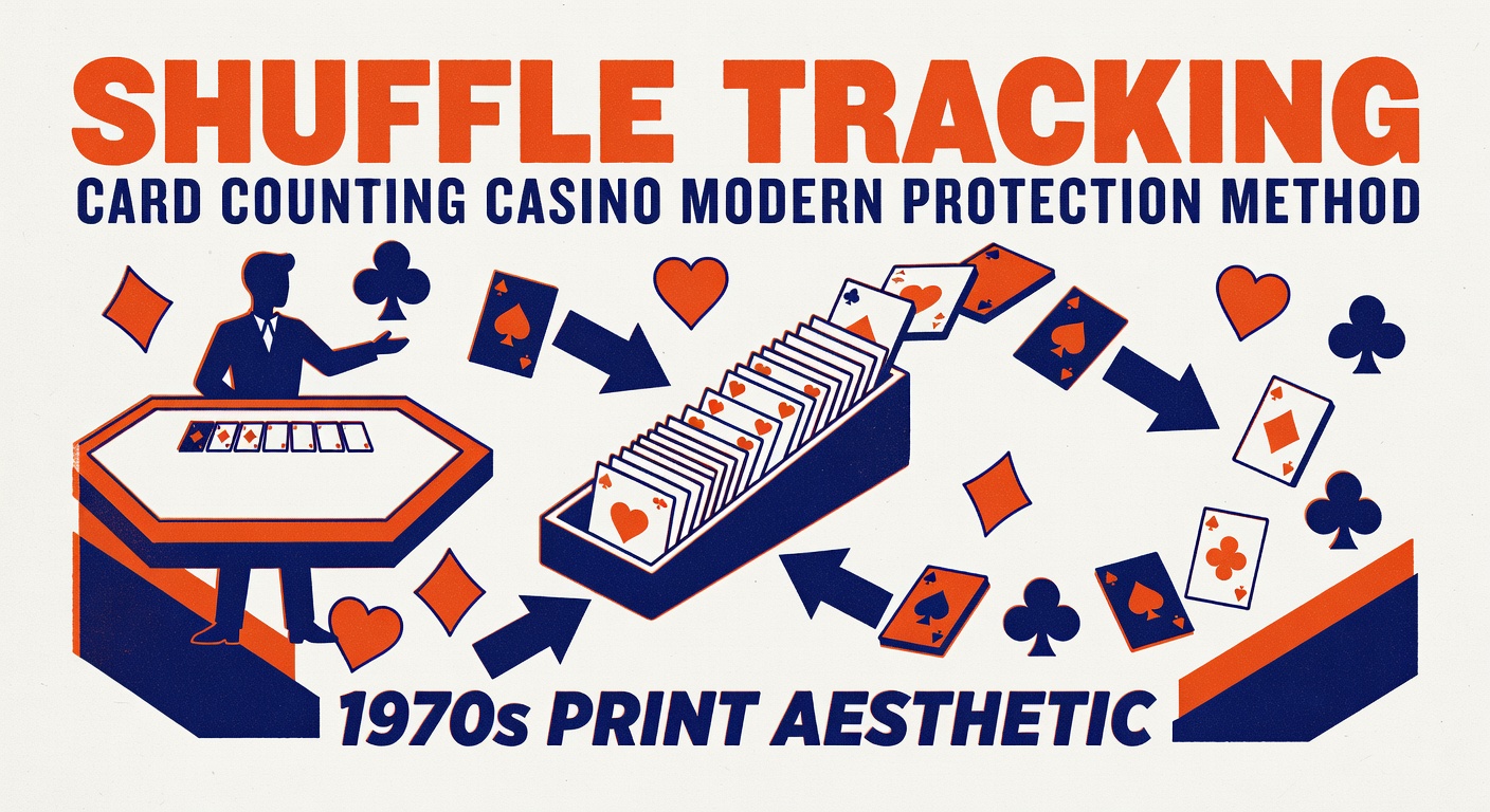 Shuffle tracking card counting casino modern protection method