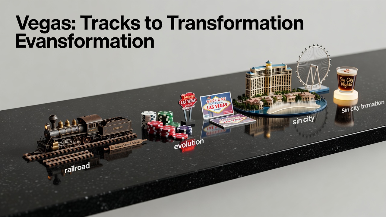Las Vegas evolution railroad sin city transformation