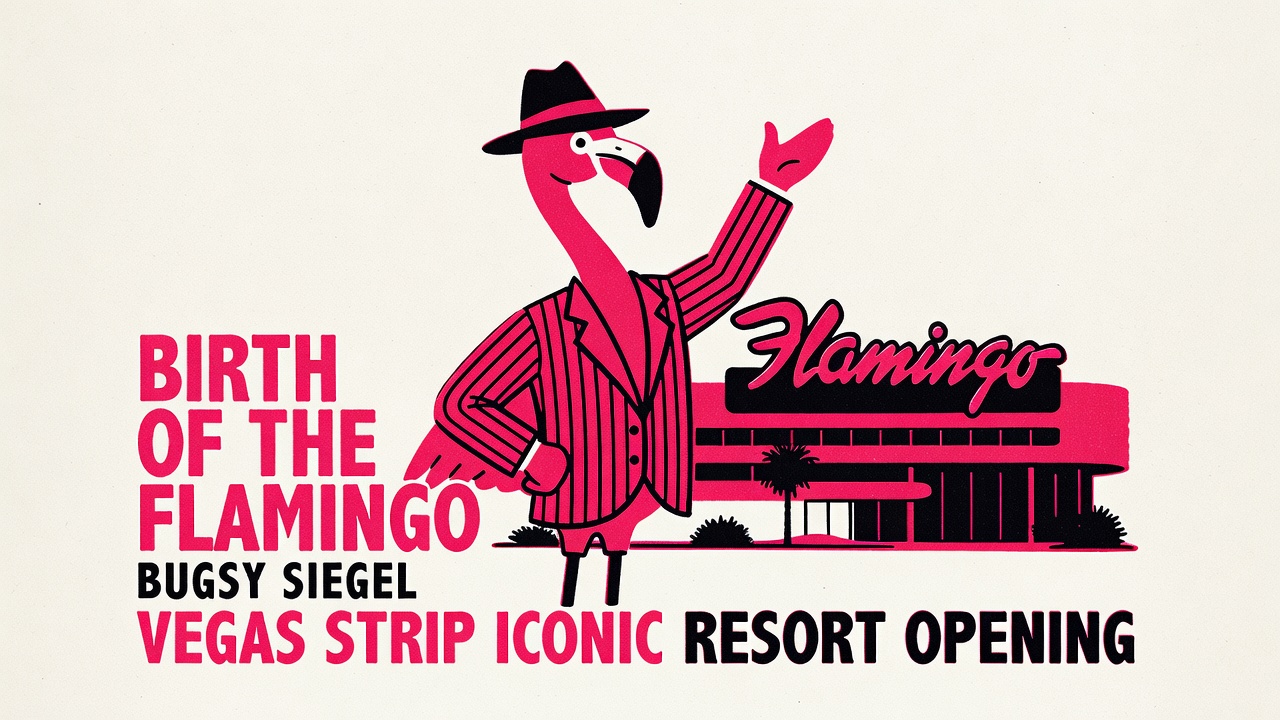 Flamingo Bugsy Siegel Vegas strip birth iconic resort opening