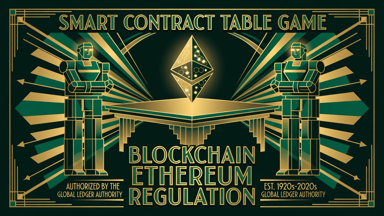Smart contract table game blockchain Ethereum regulation