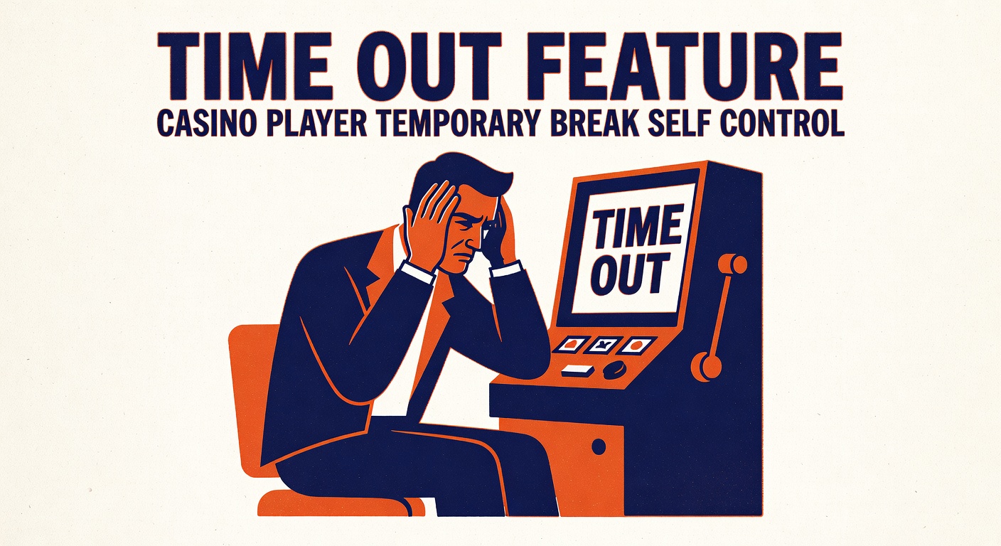 Time out feature casino player temporary break self control